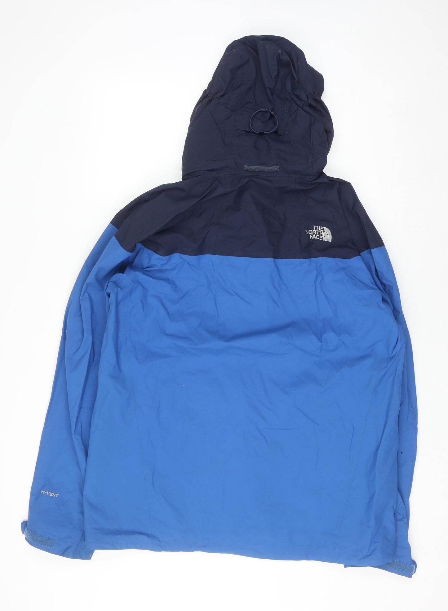 The North Face Men's Blue Waterproof Hooded Parka Jacket Size L