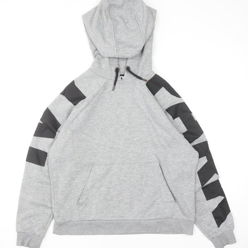 Ivy Park Womens Grey Hoodie Small Pullover Hooded Sweatshirt