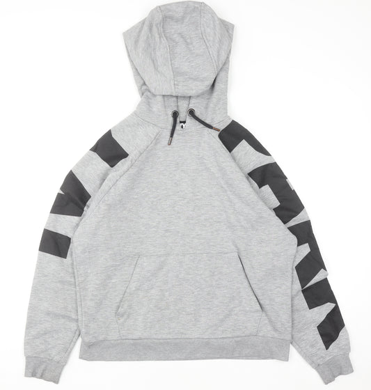 Ivy Park Womens Grey Hoodie Small Pullover Hooded Sweatshirt