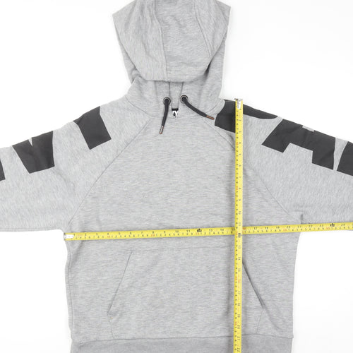 Ivy Park Womens Grey Hoodie Small Pullover Hooded Sweatshirt