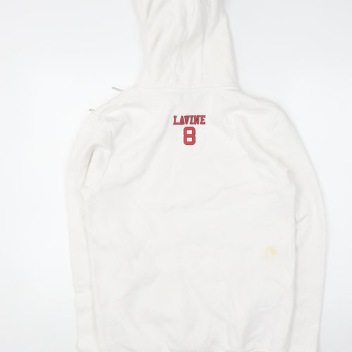 Primark NBA Chicago Bulls White Men's M Pullover Hoodie