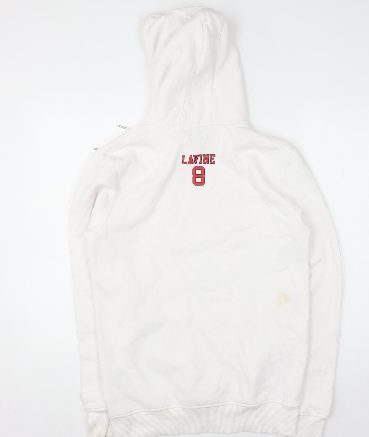 Primark NBA Chicago Bulls White Men's M Pullover Hoodie