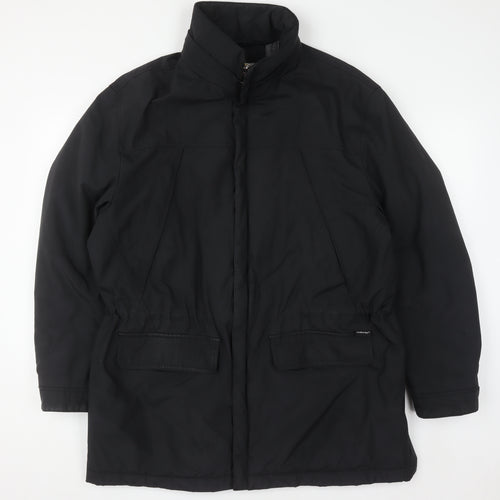 Marks and Spencer Men's Black Waterproof Parka Coat M
