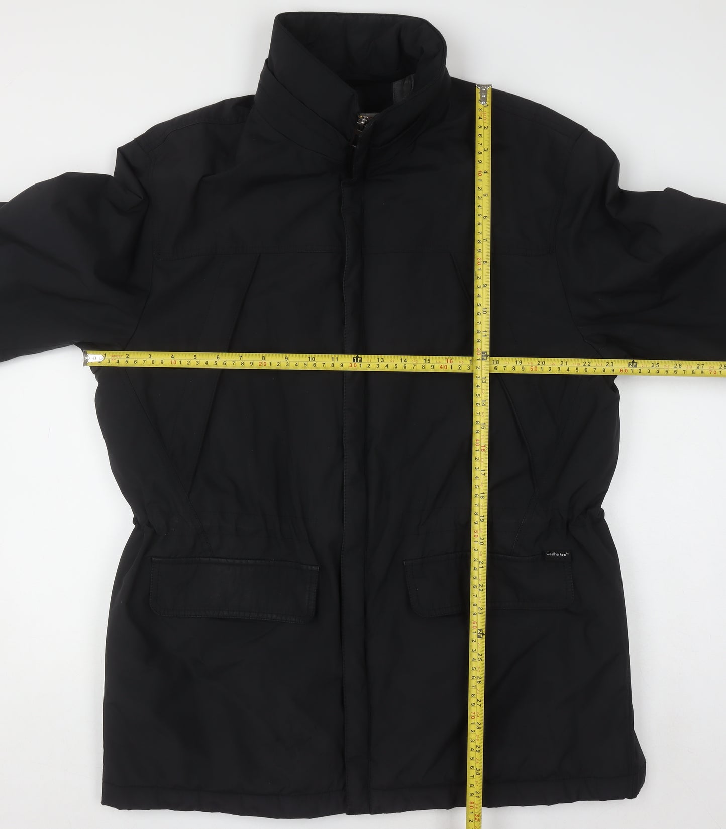 Marks and Spencer Men's Black Waterproof Parka Coat M