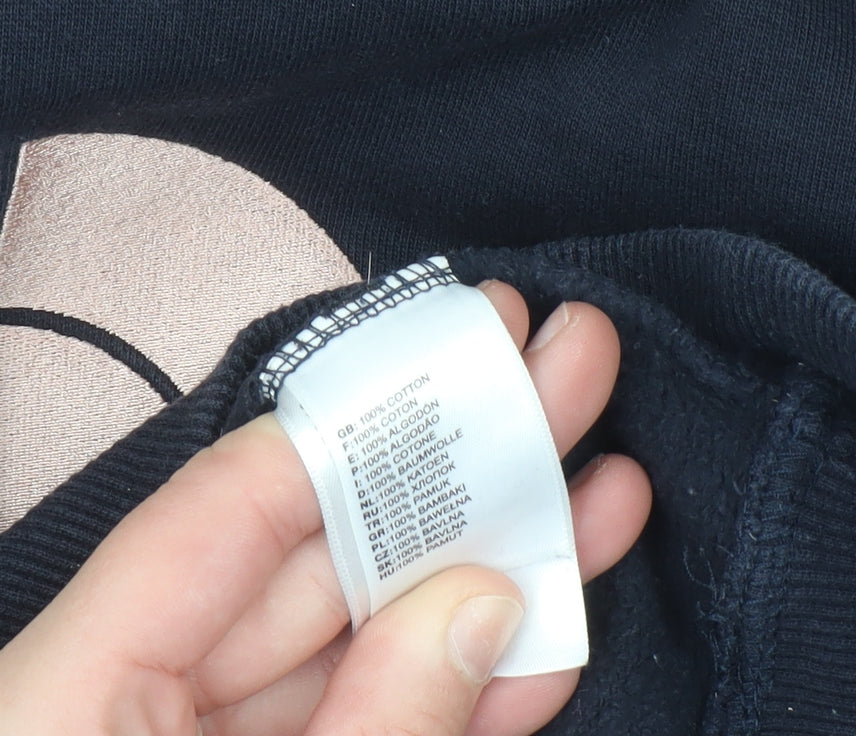 The North Face Women Black Small Pullover Hoodie 100% Cotton