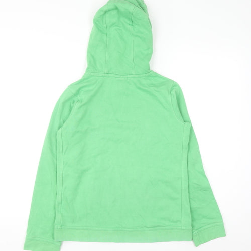 Nike Boys Green Pullover Hoodie Size L 147-158cm Cotton Blend