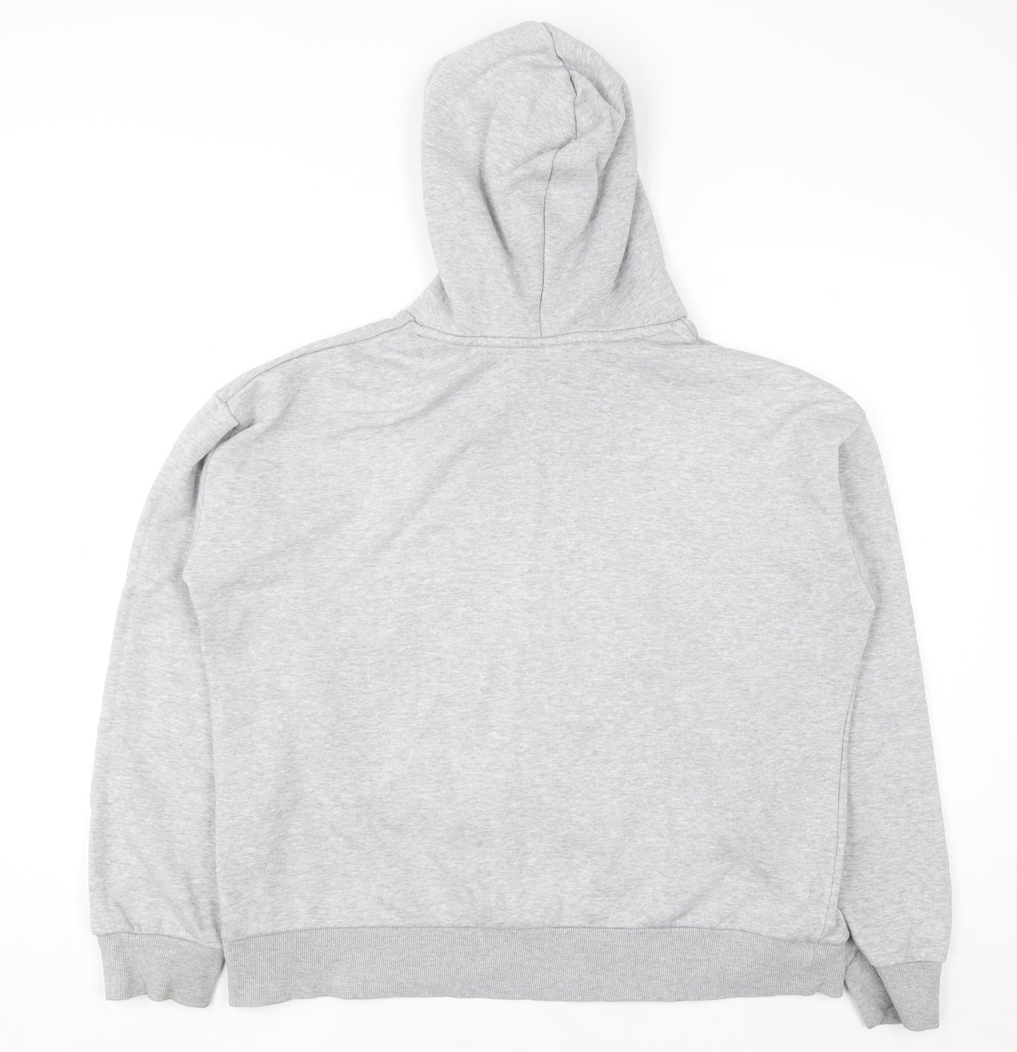 USA Pro Women's Grey Pullover Hoodie UK 14 Cotton Blend Sportswear