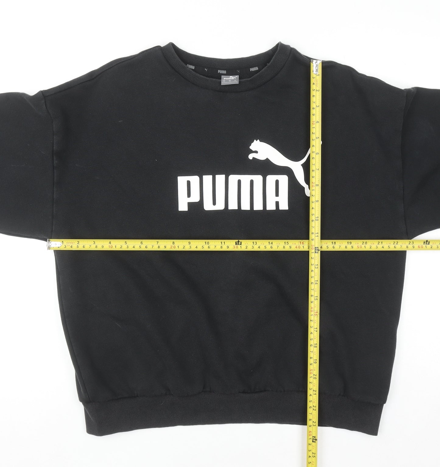 Puma Men's Black XL Pullover Crew Neck Sweatshirt