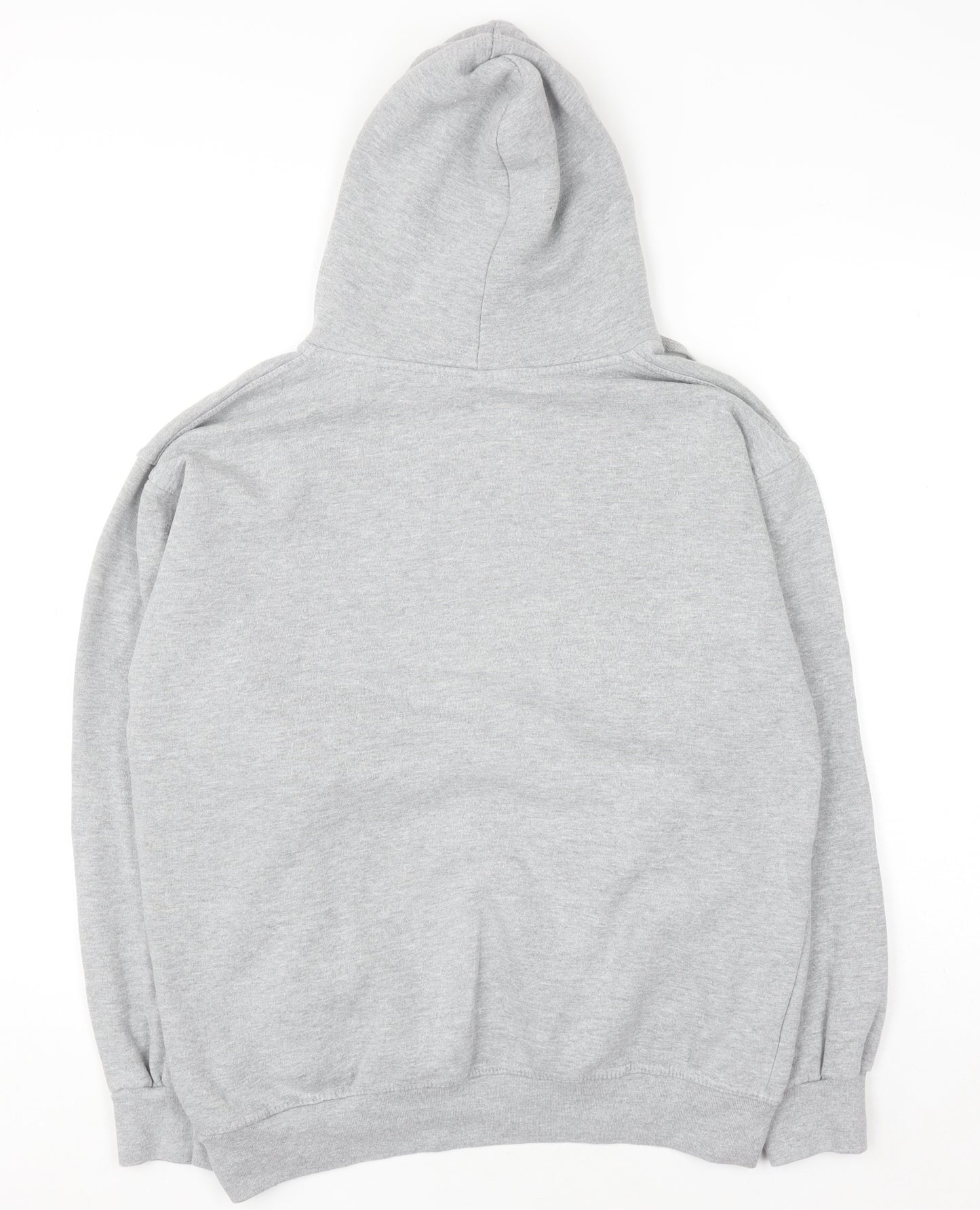 River Wear Men's Grey Pullover Hoodie M Embroidered Banff Canada Fleece