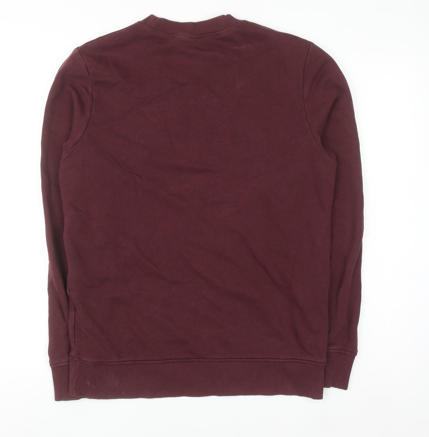 Jack & Jones Men's Red Small Pullover Sweatshirt Crew Neck