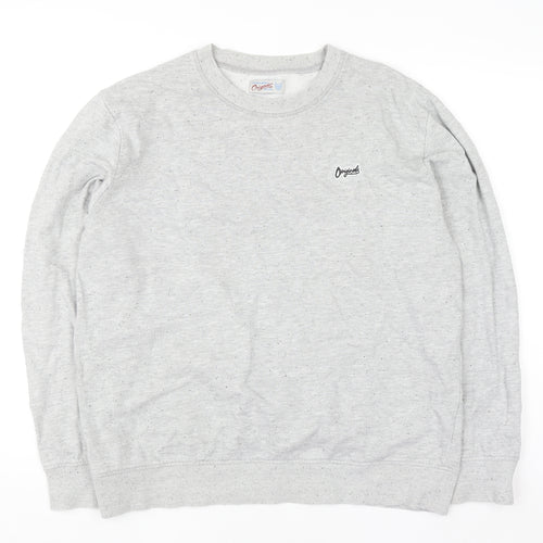 Jack & Jones Originals Men’s Grey XL Crew Neck Pullover Sweatshirt