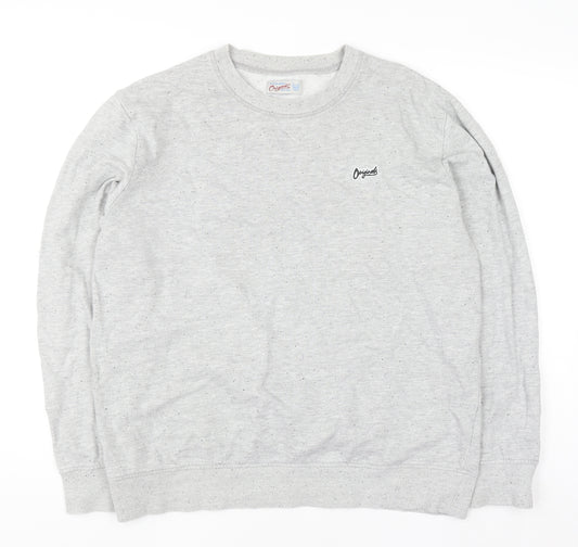 Jack & Jones Originals Men’s Grey XL Crew Neck Pullover Sweatshirt