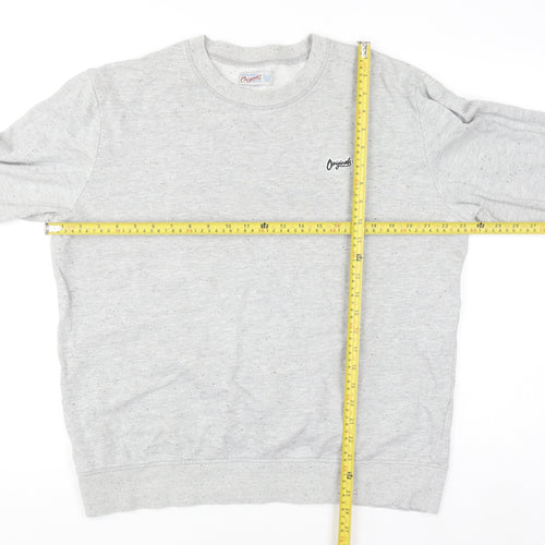 Jack & Jones Originals Men’s Grey XL Crew Neck Pullover Sweatshirt