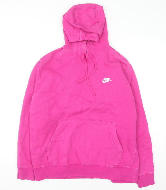 Nike Women’s Pink Pullover Hoodie XL Hooded Sweatshirt