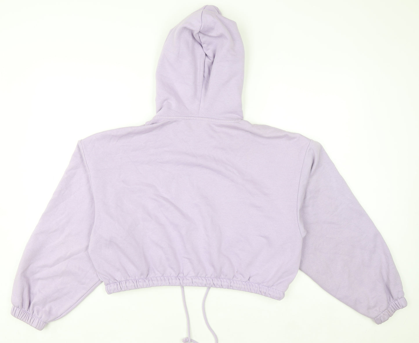 Weekday Women Lilac Full Zip Hoodie Size S Cotton Blend