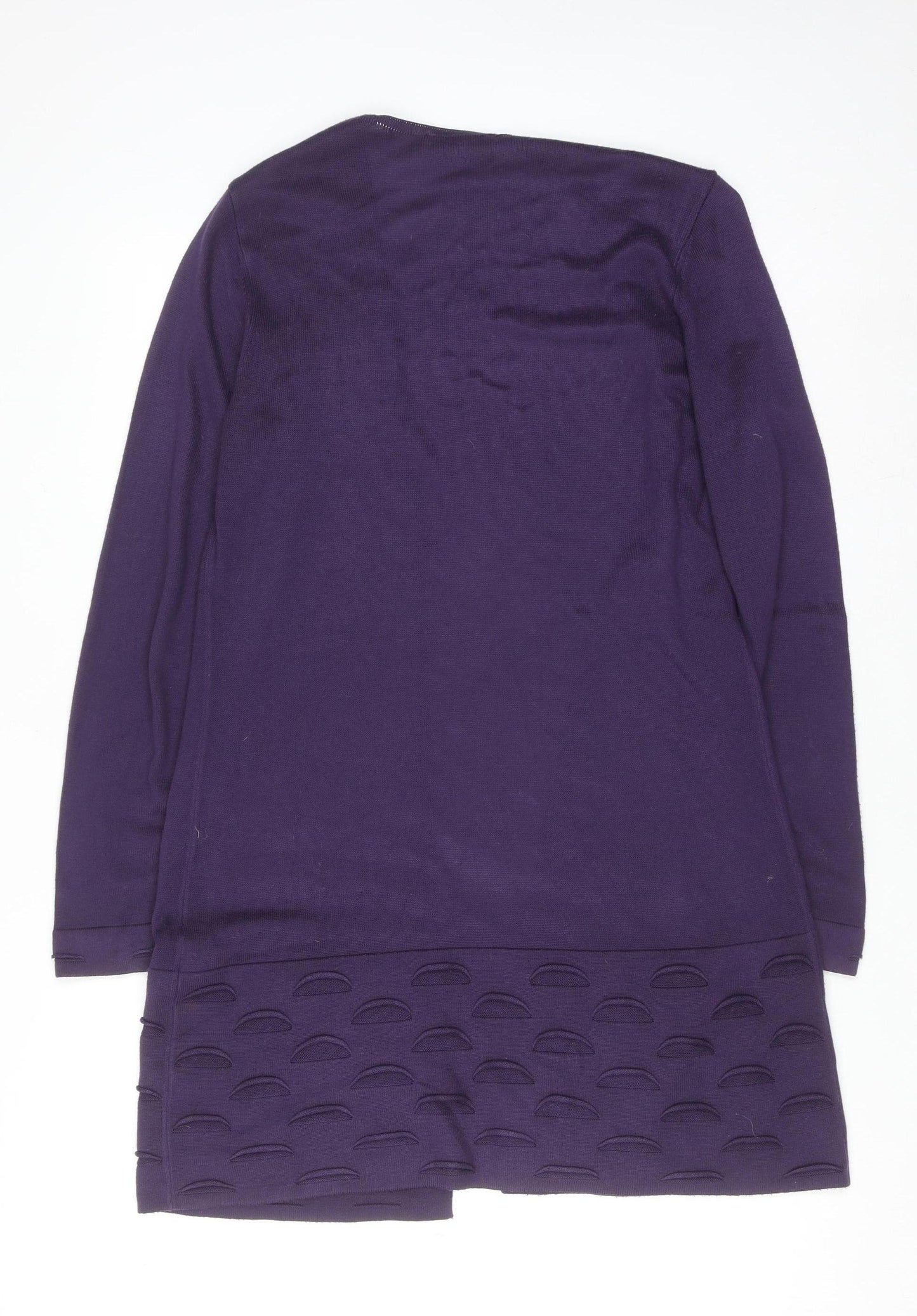 Marks and Spencer Per Una Women Purple Size 12 Long Cardigan
