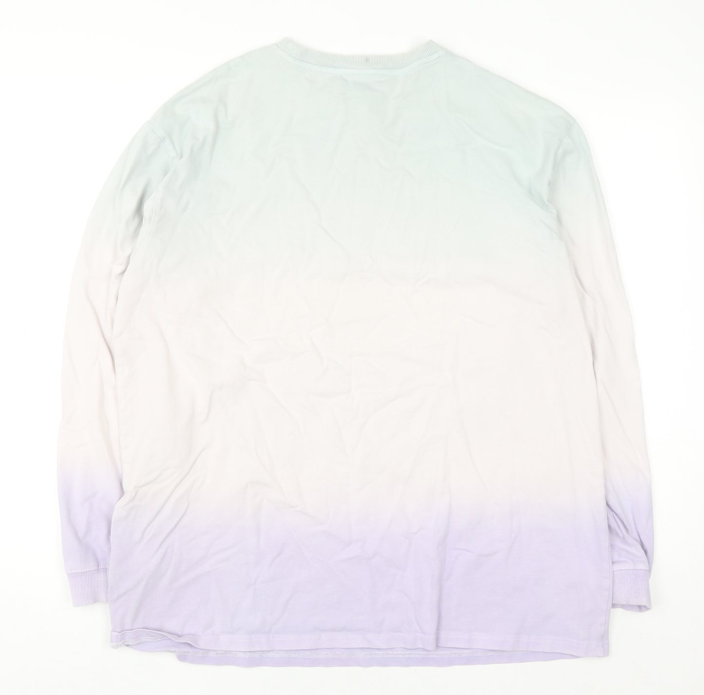White Fox Women’s Purple Ombre Pullover Sweatshirt S/M