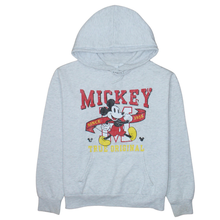Disney Primark Women Grey Small Mickey Mouse Pullover Hoodie