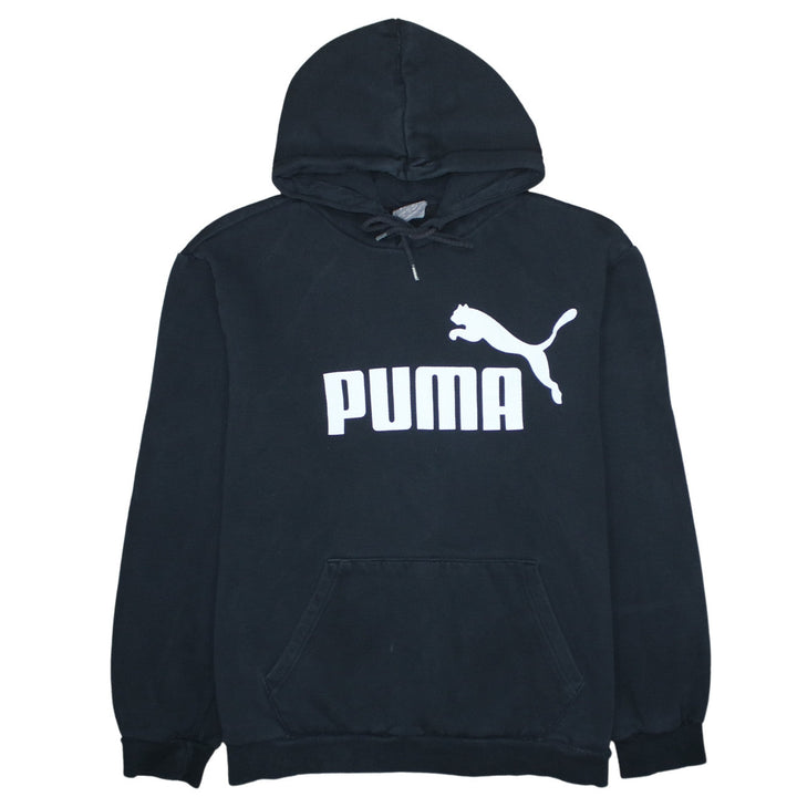 Puma Men's Black XL Pullover Hoodie Fleece Sweatshirt