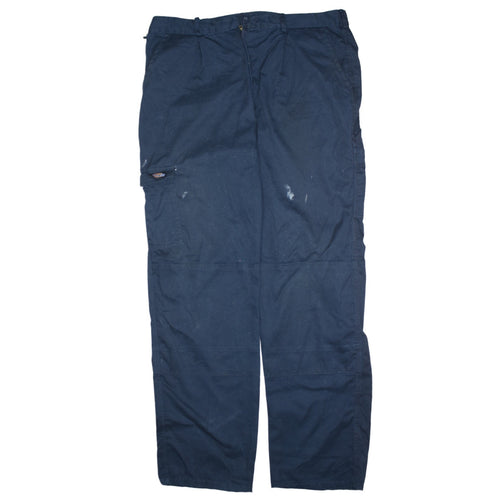 Dickies Redhawk Mens Blue 40T Cargo Work Trousers