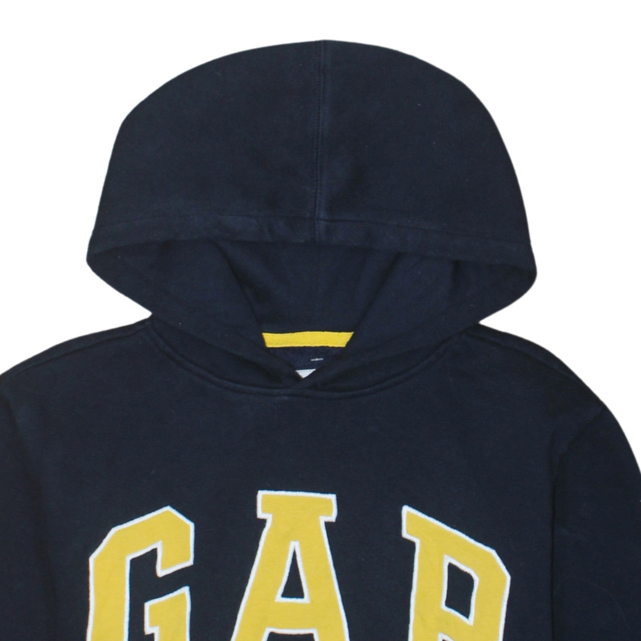 GAP Kids Boys Navy Blue XL Pullover Hoodie Cotton Blend Logo Design