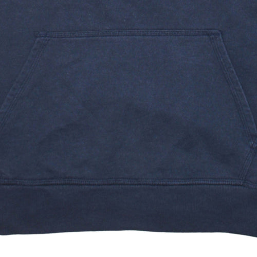 Champion Men's Blue Pullover Hoodie M Logo Fleece Athletic Sweatshirt