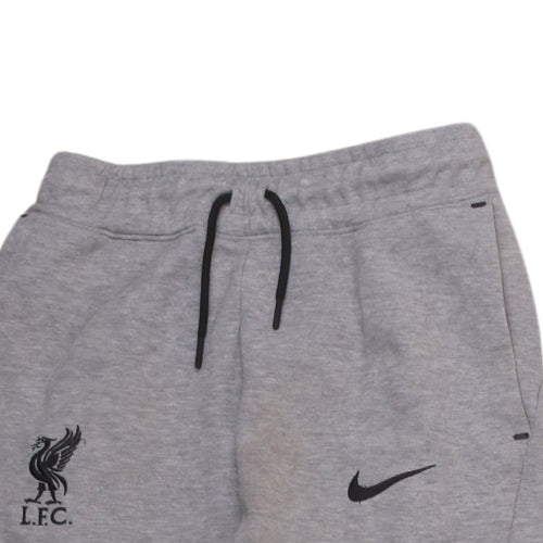 Nike Boys Grey LFC Jogger Sweatpants M 137-147cm Football Tapered Fit