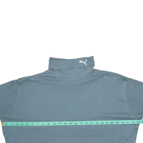 Puma Men’s Blue XL Roll Neck Pullover Sweatshirt