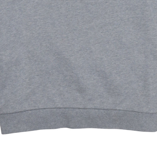 adidas Mens Grey Crew Neck Sweatshirt L Sports Pullover