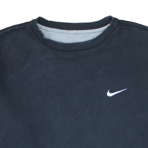 Nike Men's Black Crew Neck Pullover Sweatshirt Size L