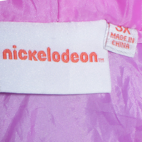 Nickelodeon Womens Multicoloured Pullover Hoodie Rugrats 3X Tie Dye Hooded Sweatshirt