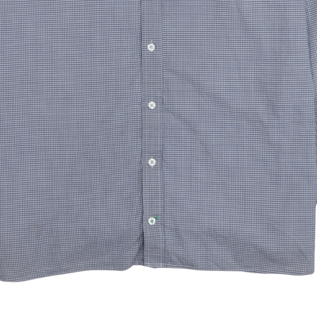 Tommy Hilfiger Men's Blue Check Button-Down Shirt XL Classic Fit