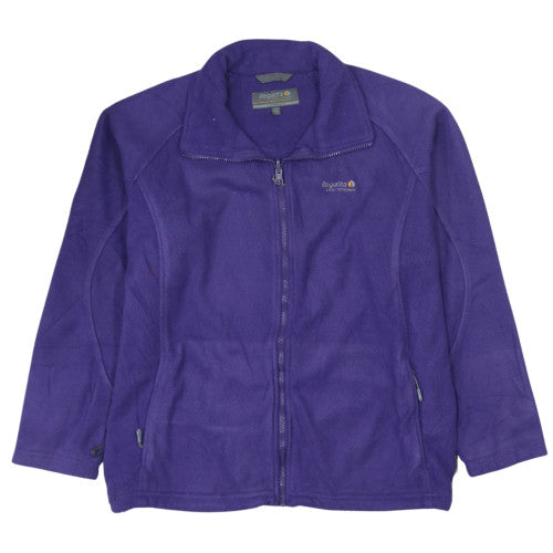Regatta Women's Purple Fleece Jacket Size 16 Full Zip Outdoor Coat