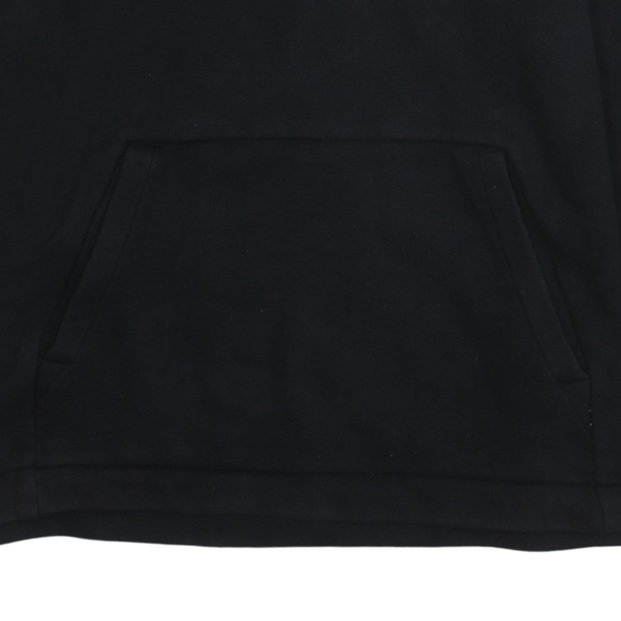 Nike Women Black L 1/2 Zip Hoodie Cotton Blend Pullover Sweatshirt