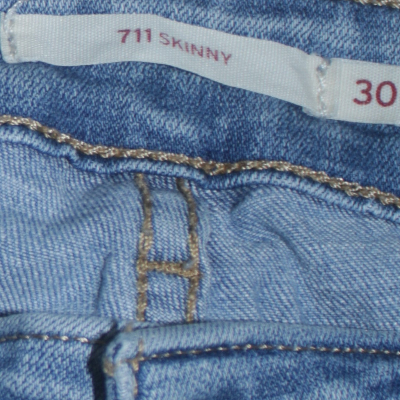 Levi Strauss & Co. Women's Blue 711 Skinny Jeans Size 12