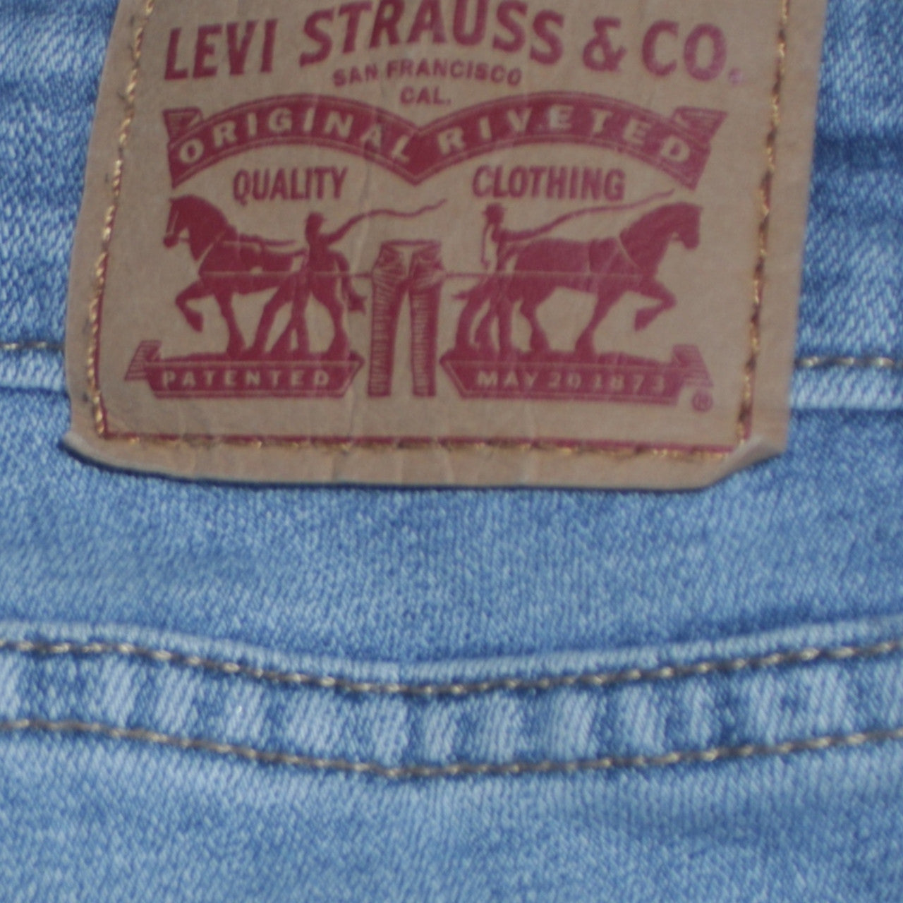 Levi Strauss & Co. Women's Blue 711 Skinny Jeans Size 12