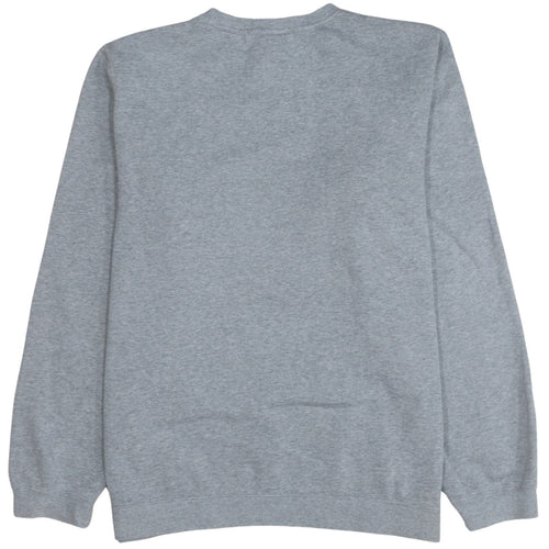 Nike Men's Grey Crew Neck Pullover Sweatshirt L Regular Fit