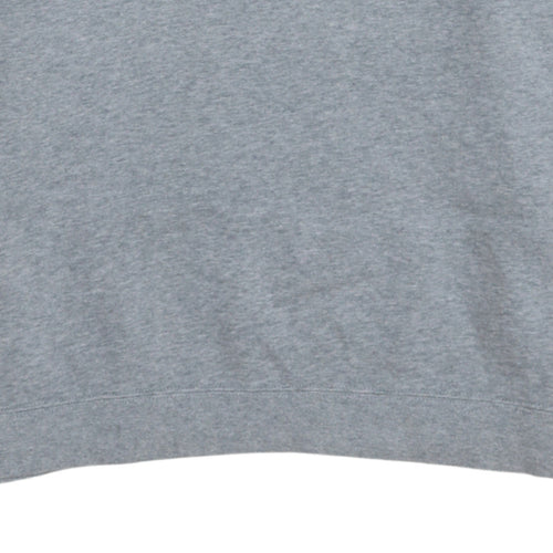 Nike Men's Grey Crew Neck Pullover Sweatshirt L Regular Fit