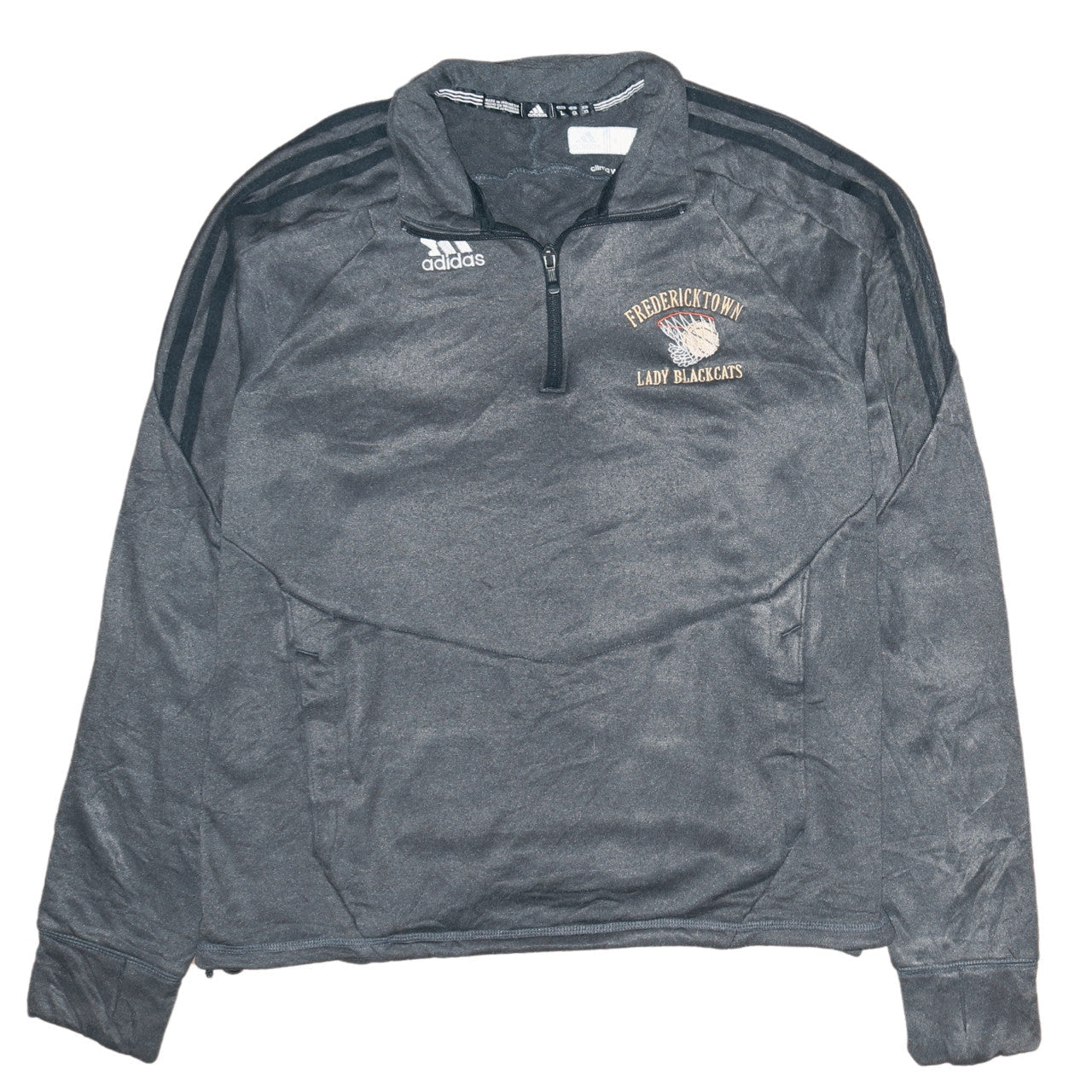 Adidas Men’s Grey ClimaWarm 1/2 Zip Sweatshirt Size L Sports Top