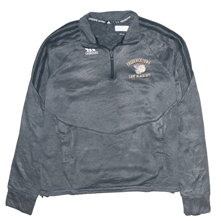 Adidas Men’s Grey ClimaWarm 1/2 Zip Sweatshirt Size L Sports Top