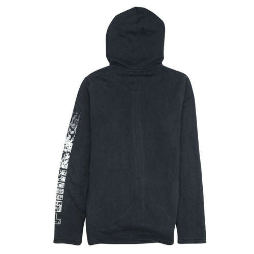 Puma Womens Black Full Zip Hoodie Size 10 Athletic Fit