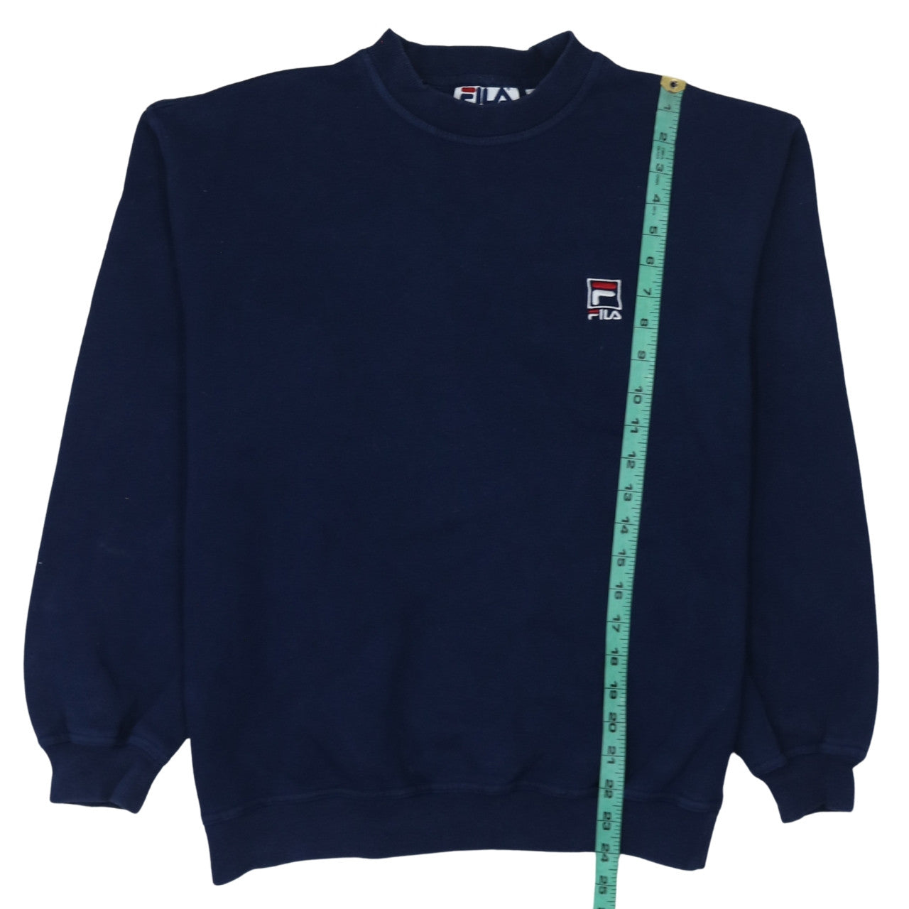 FILA Mens Blue Sweatshirt Small Crew Neck Vintage Pullover