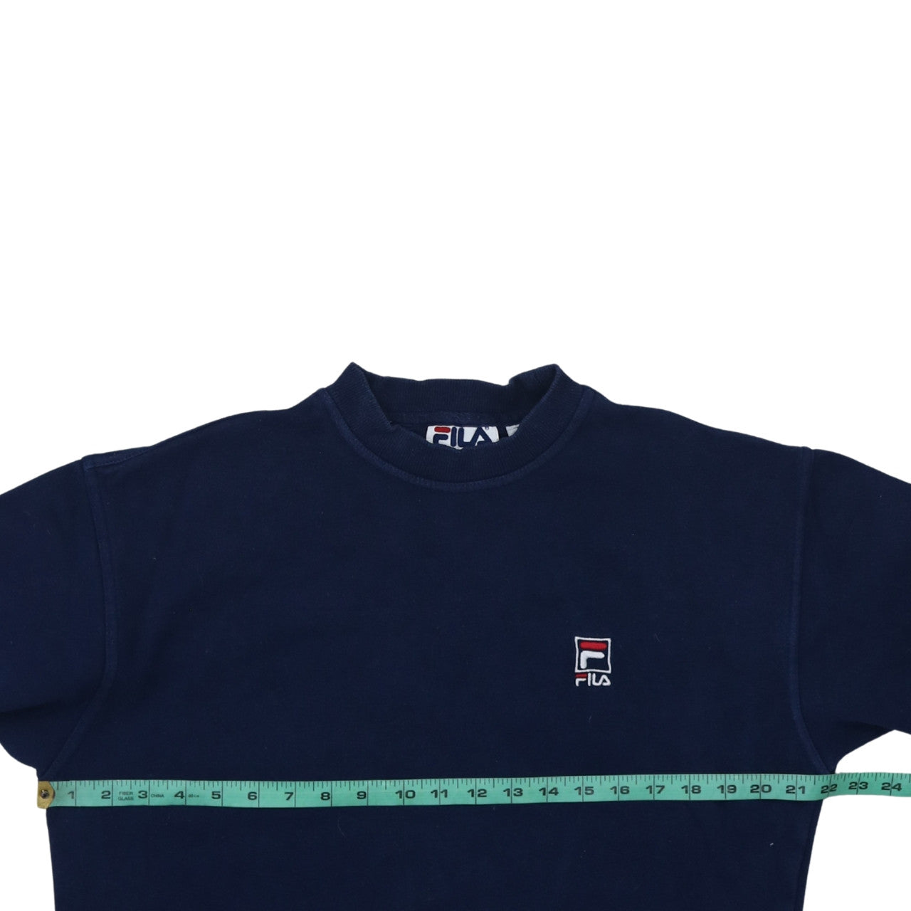 FILA Mens Blue Sweatshirt Small Crew Neck Vintage Pullover