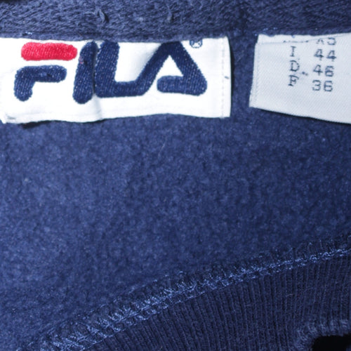 FILA Mens Blue Sweatshirt Small Crew Neck Vintage Pullover