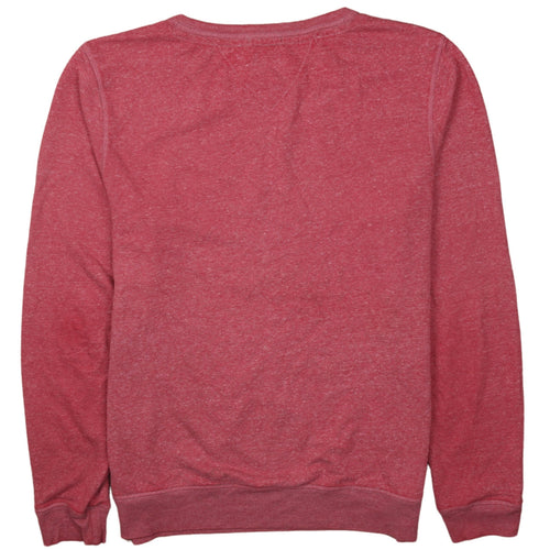 Hilfiger Denim Men's Red Crew Neck Pullover Sweatshirt L