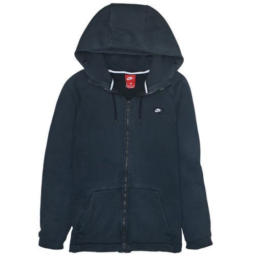 Nike Men's Black Full Zip Hoodie Small Hooded Sweatshirt