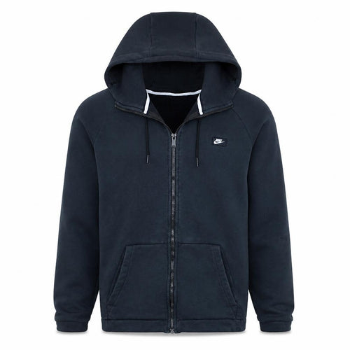 Nike Men's Black Full Zip Hoodie Small Hooded Sweatshirt