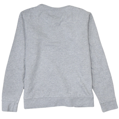 Lee Men Grey Small Regular Fit Crew Neck Pullover Sweatshirt