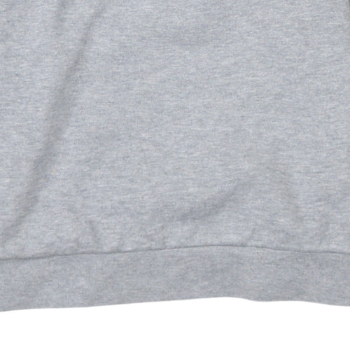 Lee Men Grey Small Regular Fit Crew Neck Pullover Sweatshirt