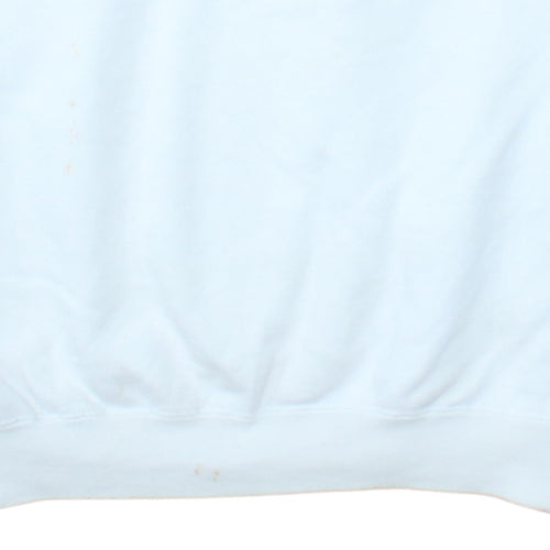 Schott NYC Men's White XL Crew Neck Logo Sweatshirt
